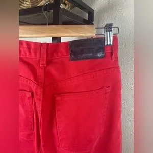 Faded Glory Jeans Vintage Faded Glory Red High Waisted Jean